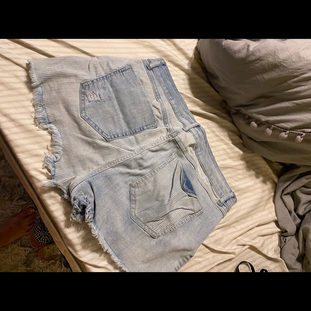 Denim shorts